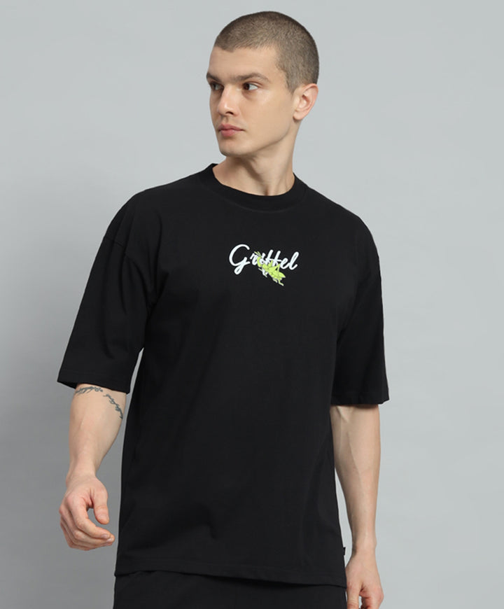 GRIFFEL Black Oversized T-Shirt