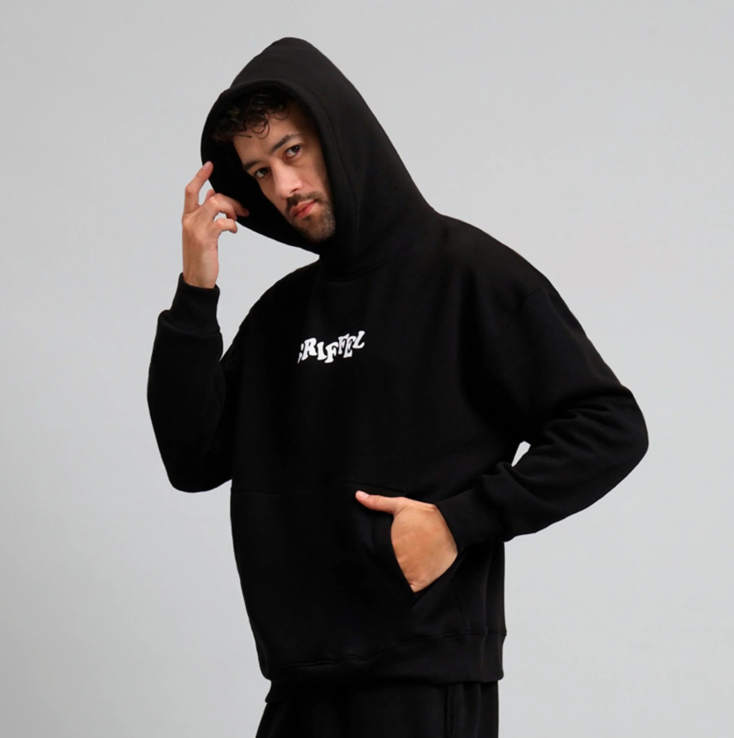 Never Look Back Print Oversized Hoodie – griffel