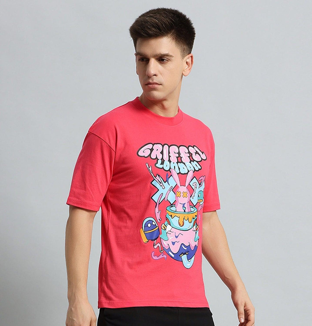 Bubble Bunny Drop Shoulder Oversized T-shirt