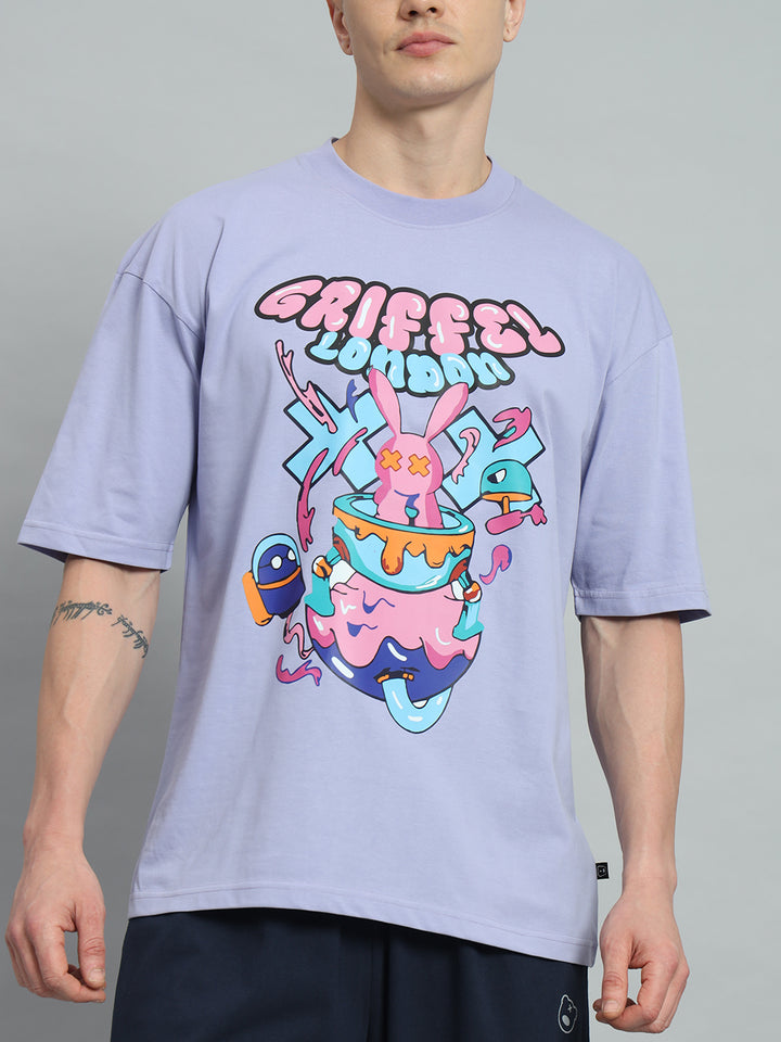 Bubble Bunny Drop Shoulder Oversized T-shirt