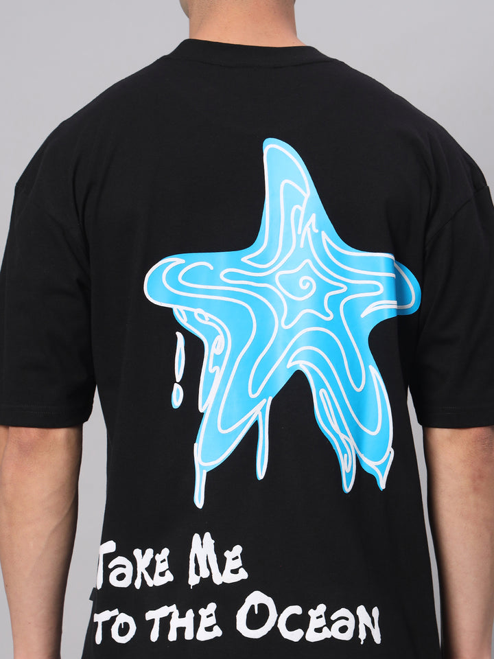 Ocean Drop Shoulder Oversized T-shirt - griffel