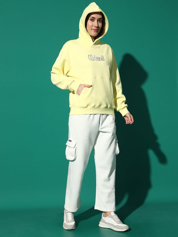 Island  Hoodie Neck Oversized Sweatshirt