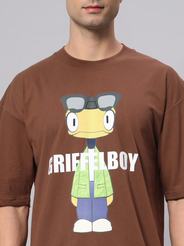 Griffel Boy Drop Shoulder Oversized T-shirt - griffel