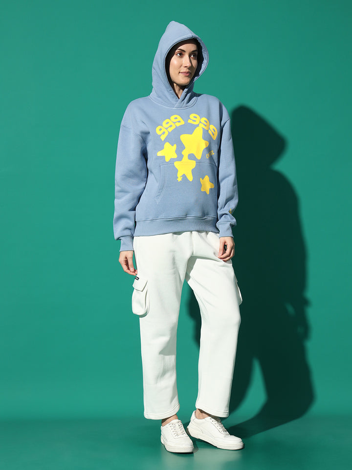 999 star Oversized Sweatshirt