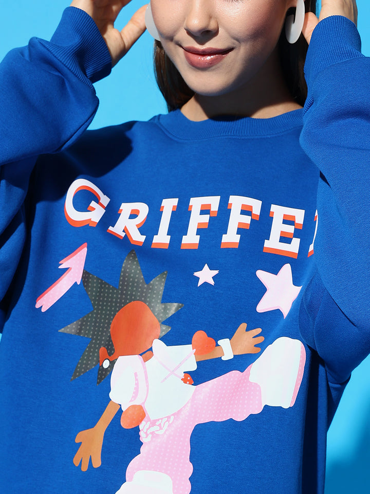 GRIFFEL Round Neck Oversized Sweatshirt