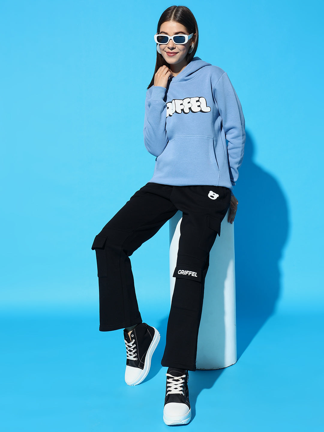 GRIFFEL Hoodie Neck Sweatshirt