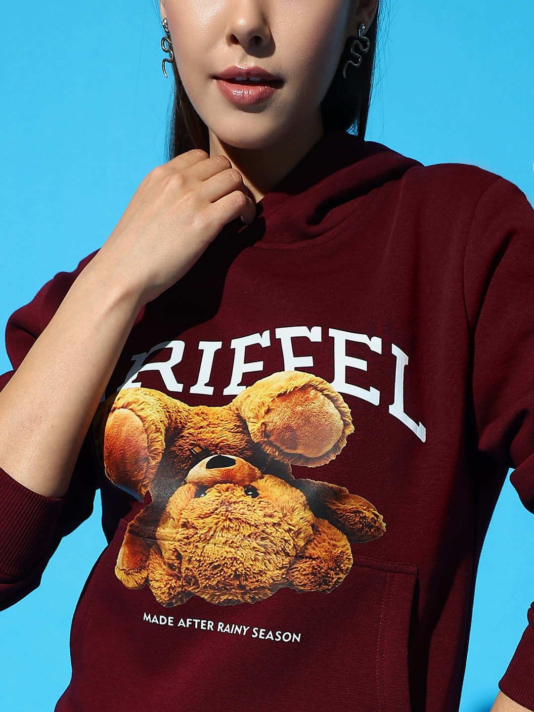 GRIFFEL Hoodie Neck Sweatshirt