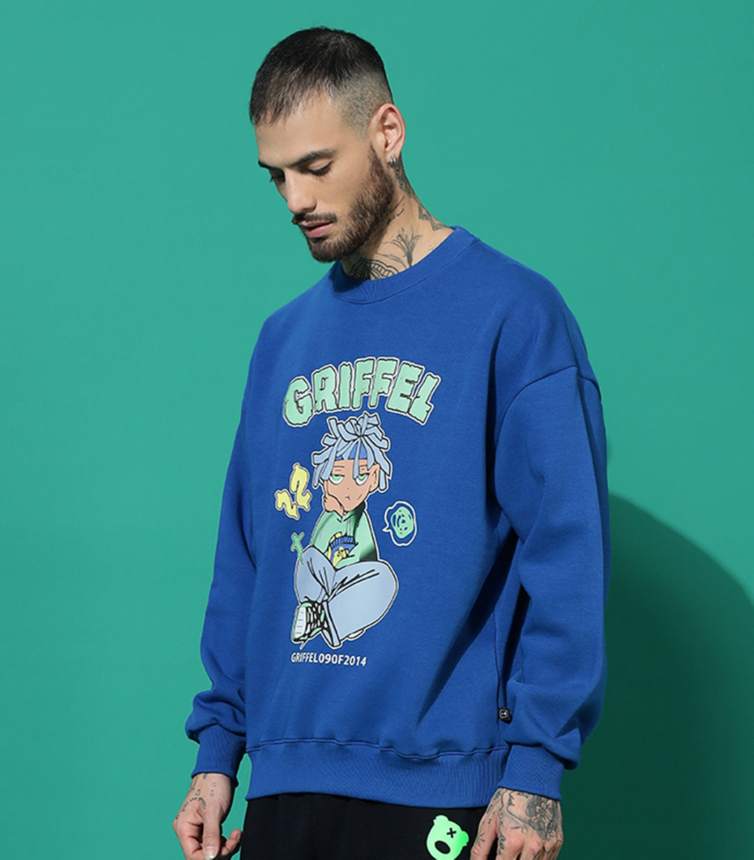 Anime Boy Oversized Sweatshirt