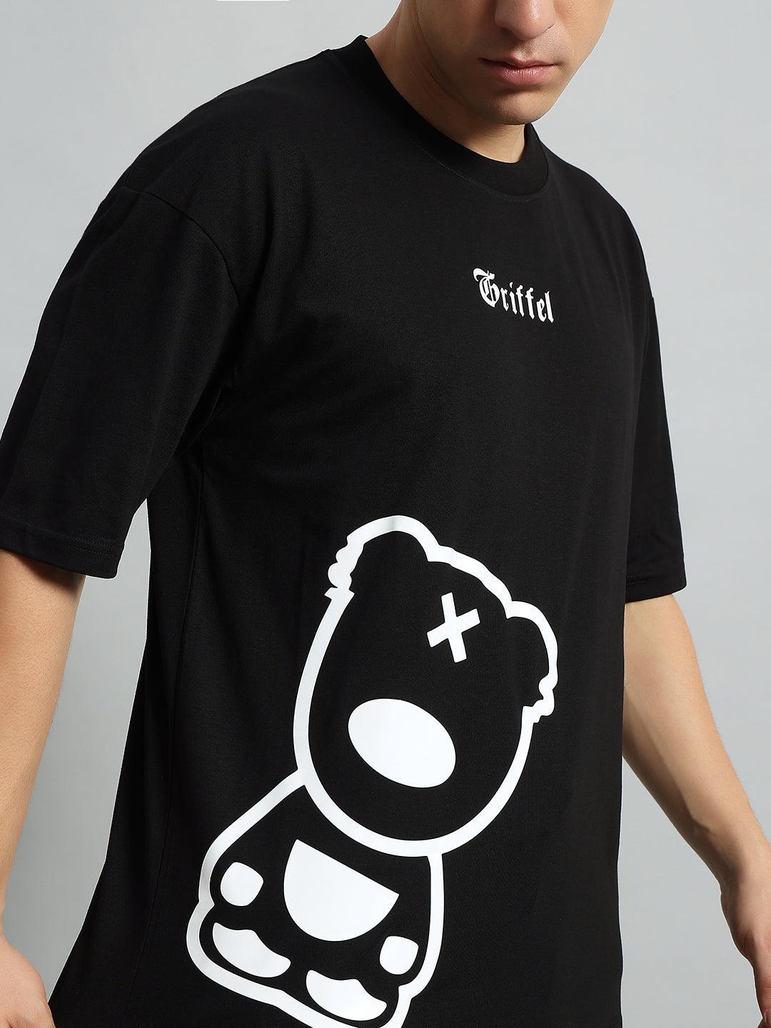 Blackout Teddy Drop Shoulder Oversized T-shirt