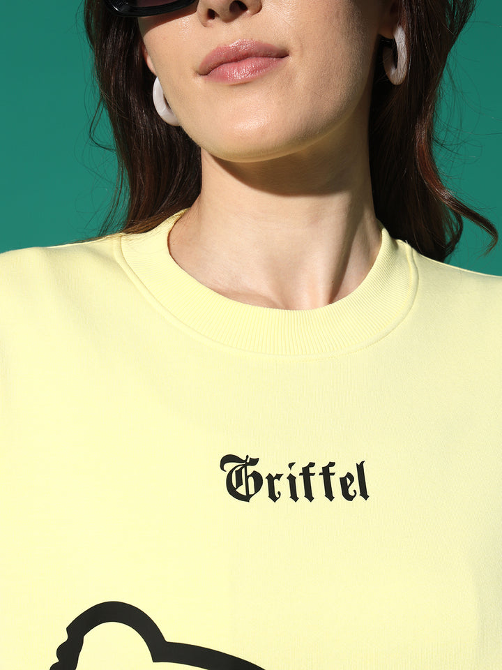 GRIFFEL Side Teddy Round Neck Sweatshirt