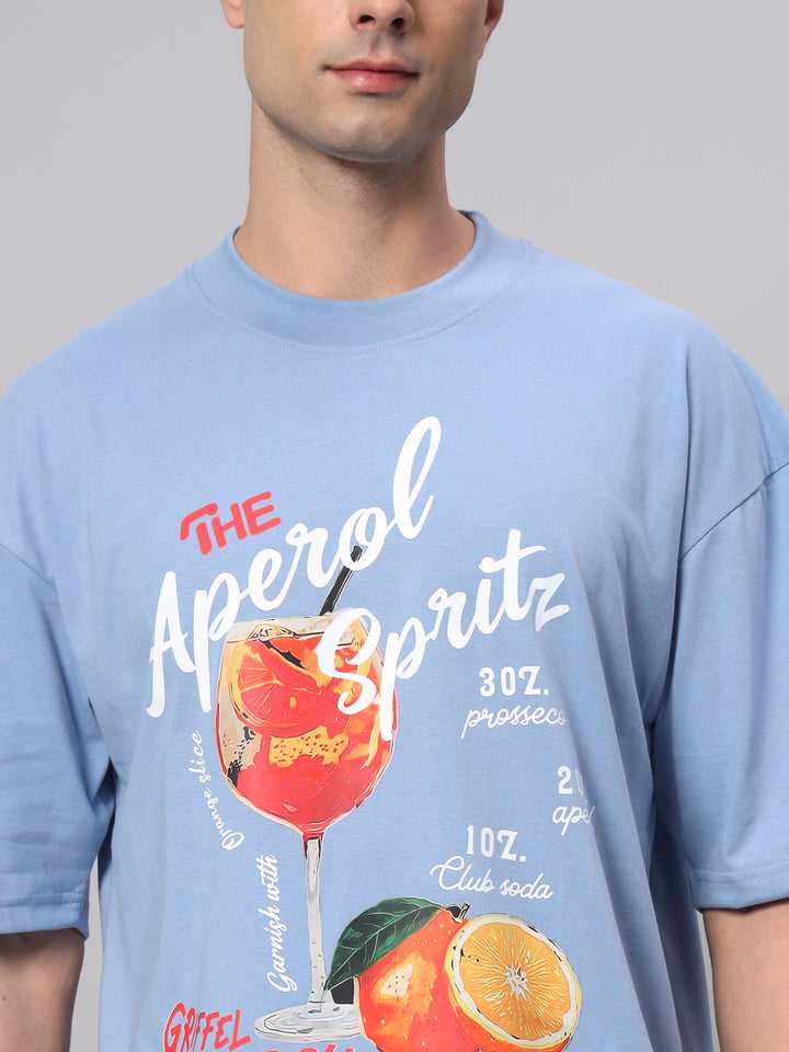 Cocktail Drop Shoulder Oversized T-shirt - griffel