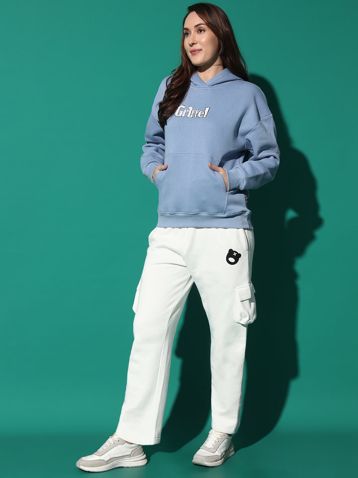 Island  Hoodie Neck Oversized Sweatshirt