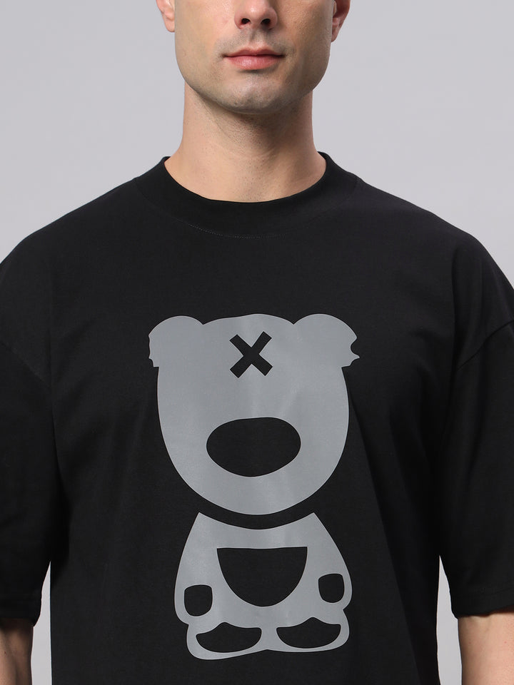 PUFF TEDDY 2.0 Drop Shoulder Oversized T-shirt - griffel