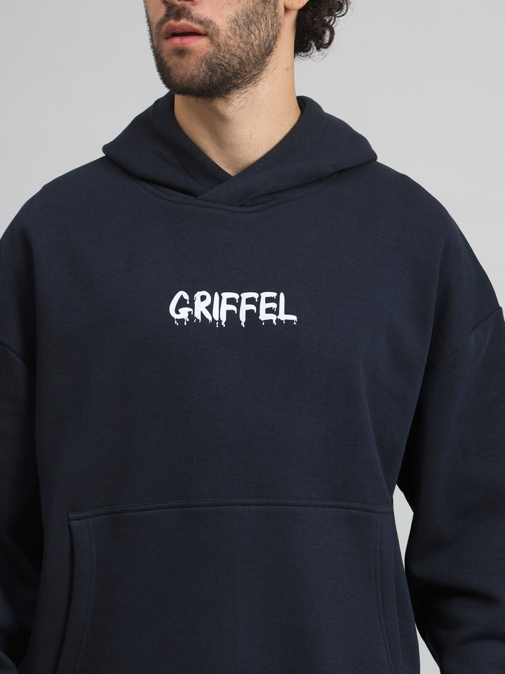 Bear Family Print Oversized Hoodie - griffel
