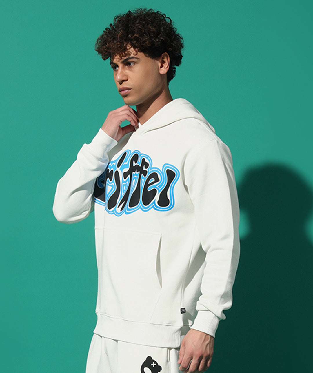 GRIFFEL Printed Regular Fit Hoodie