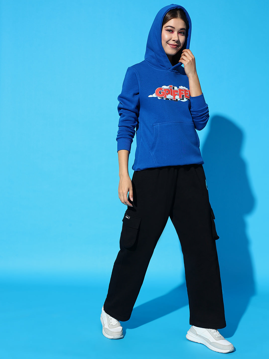 GRIFFEL Hoodie Neck Sweatshirt