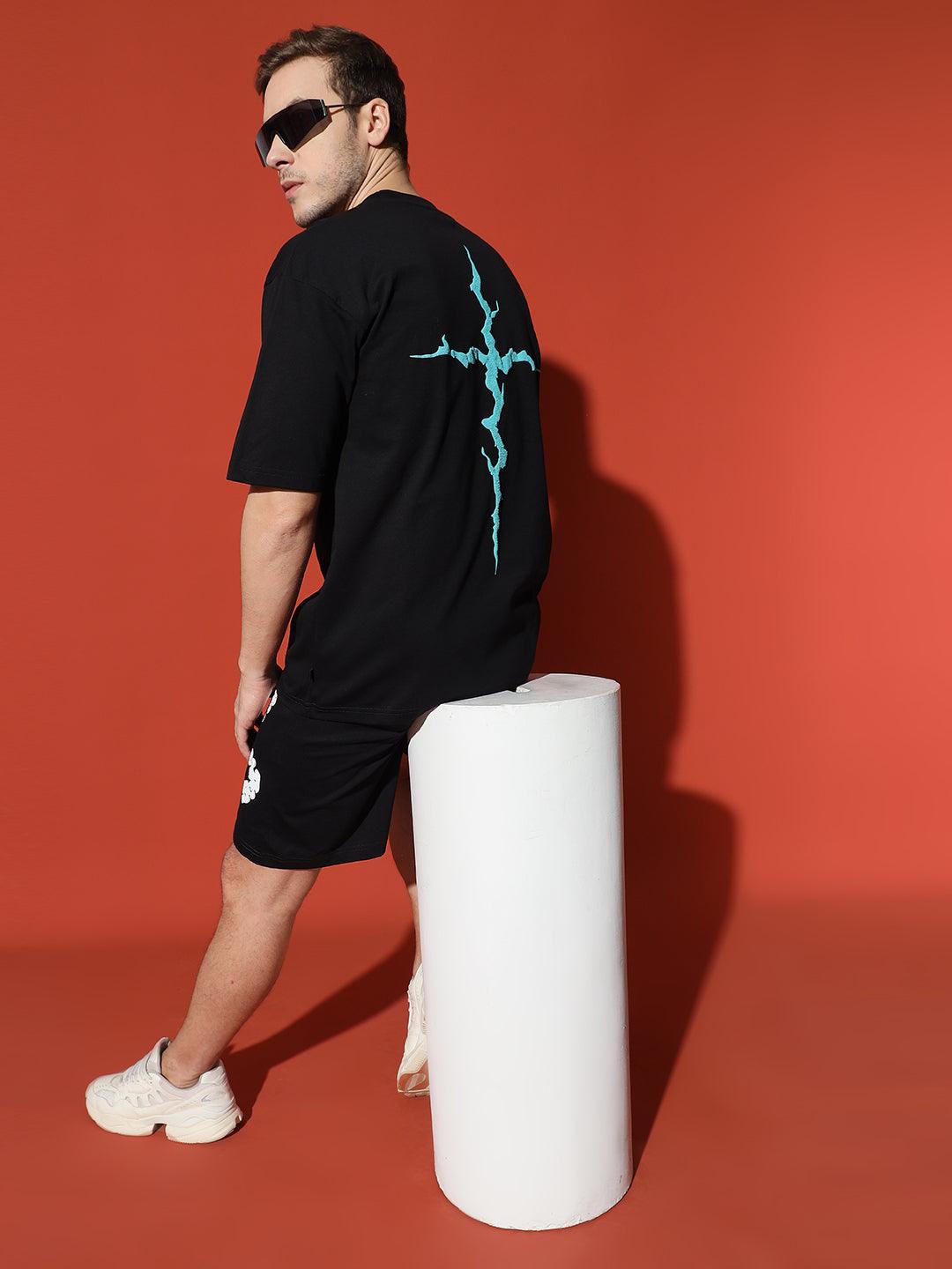 LIGHTNING Drop Shoulder Oversized T-shirt