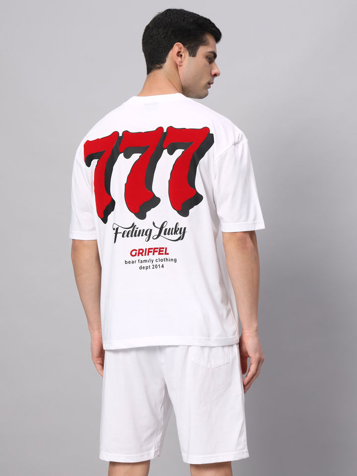 777 Drop Shoulder Oversized T-shirt - griffel