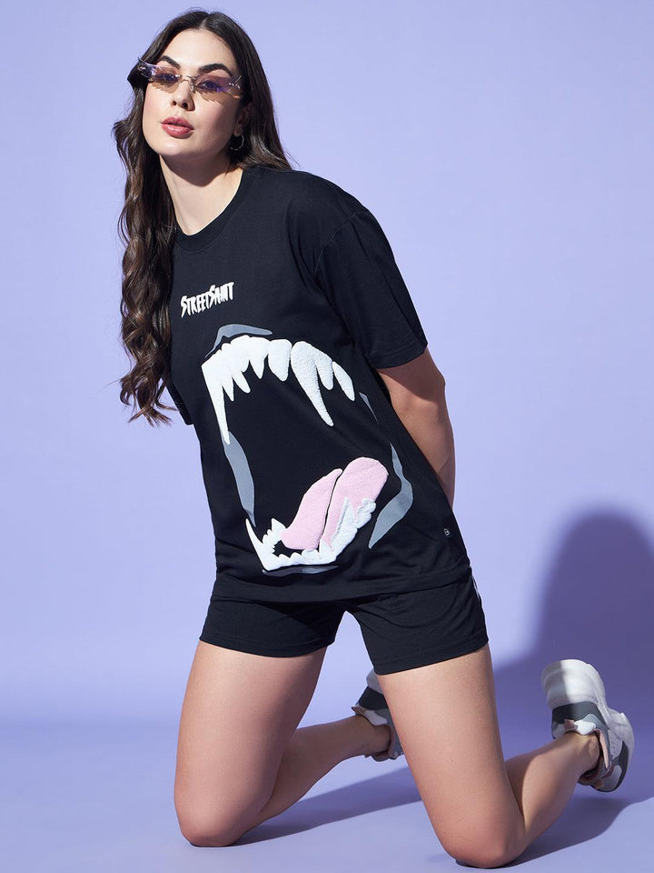 SHARK TEETH Oversized T-shirt