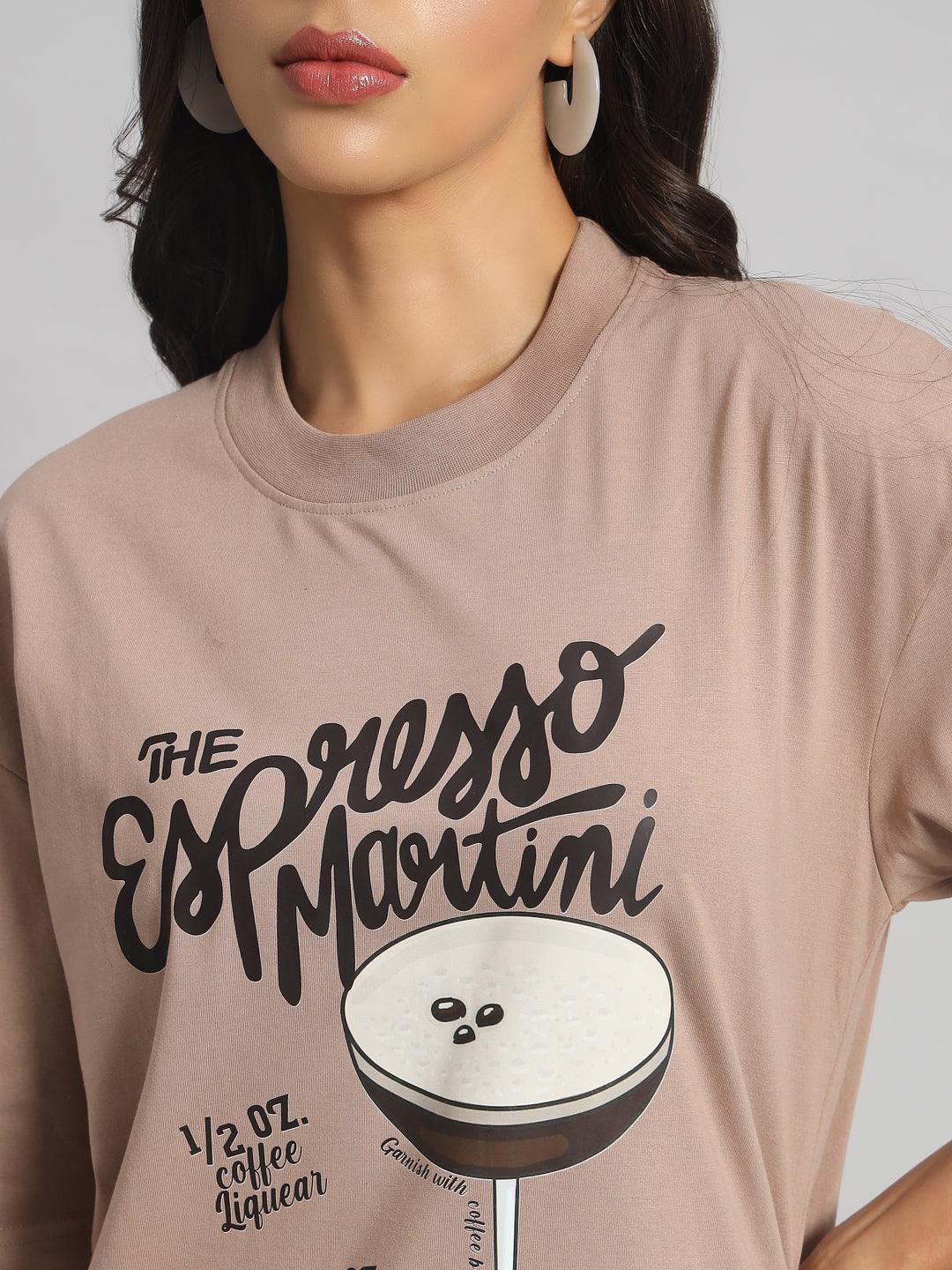 ESPRESSO MARTINI  Oversized T-shirt🍸