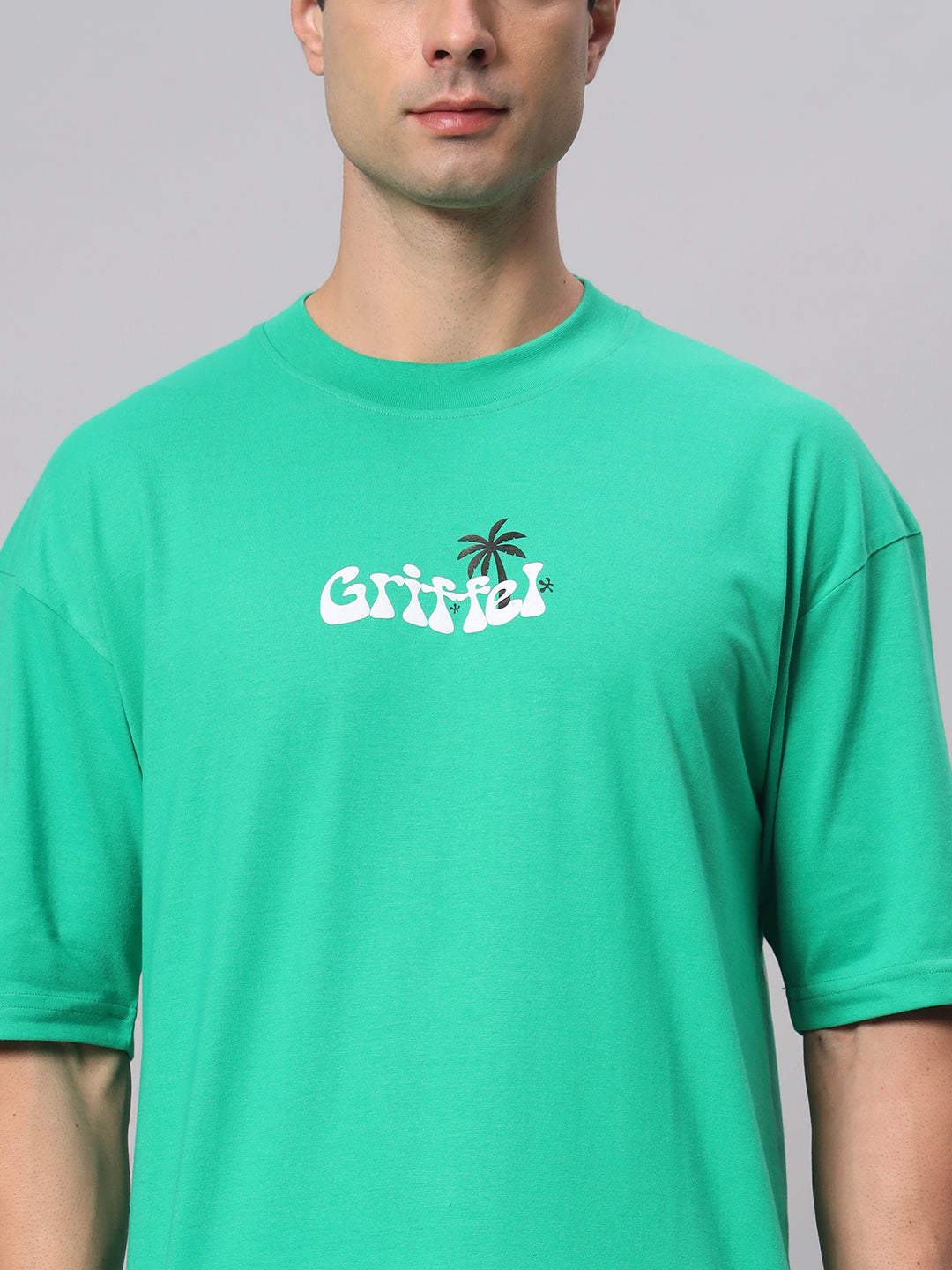 Palms Drop Shoulder Oversized T-shirt - griffel