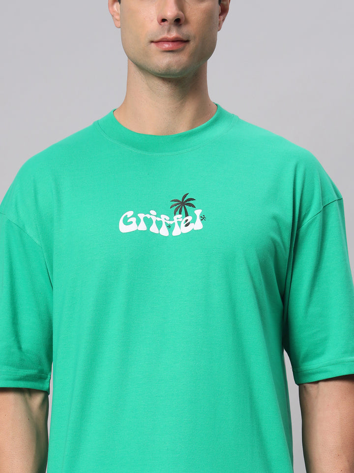Palms Drop Shoulder Oversized T-shirt - griffel