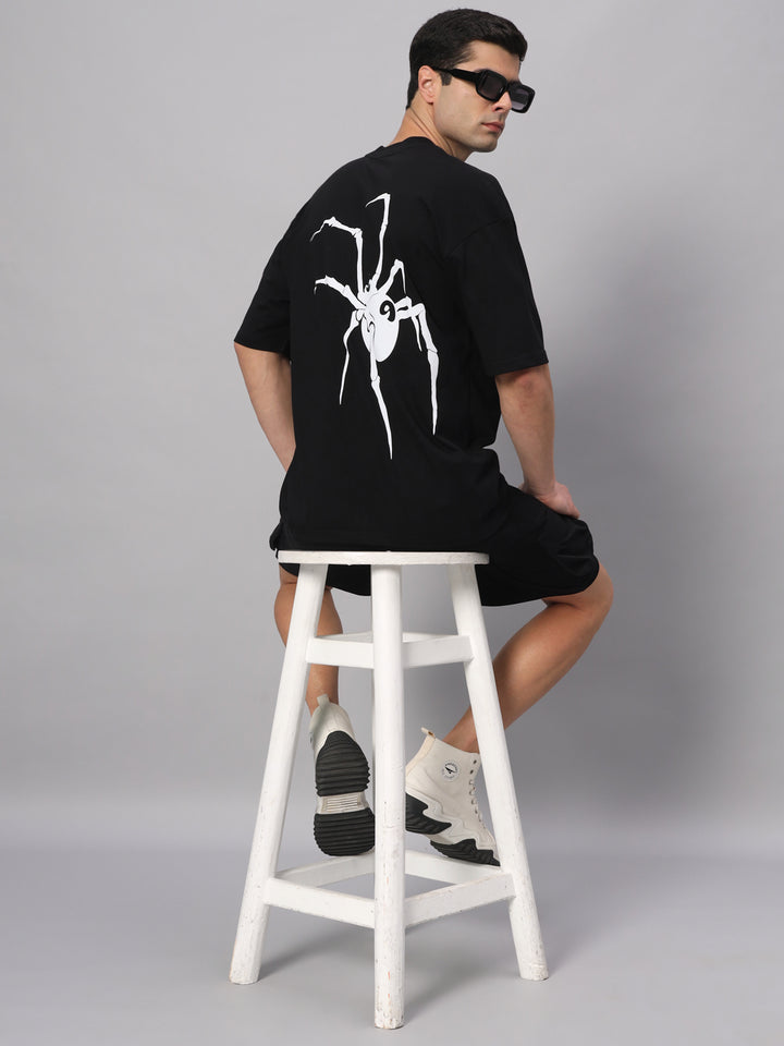 Spider Drop Shoulder Oversized T-shirt - griffel