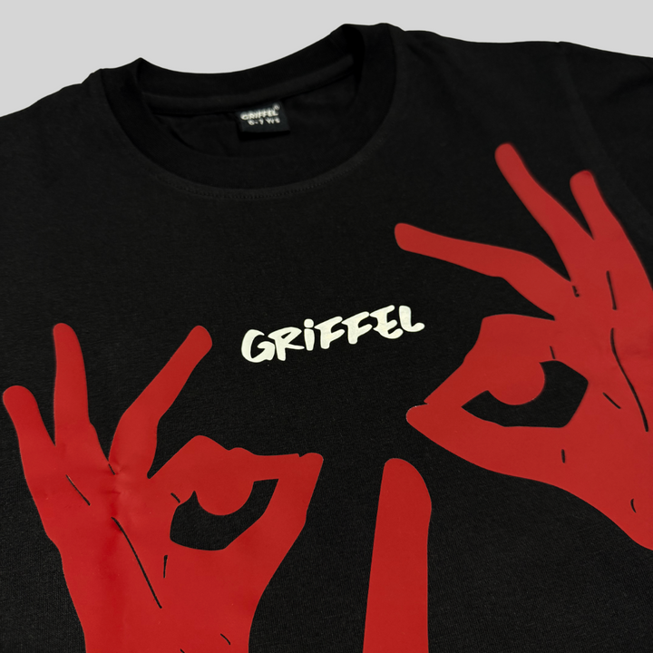 THREE HAND KIDS T-SHIRT