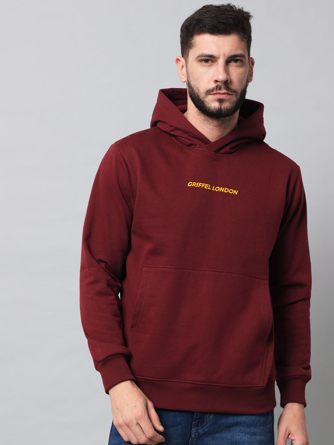 Griffel London Print Regular Fit Hoodie