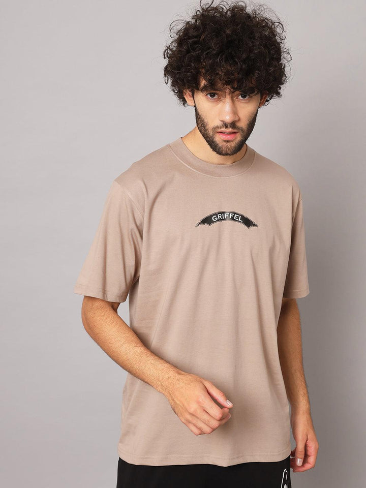 GRIFFEL Men EYE Black oversized T-shirt