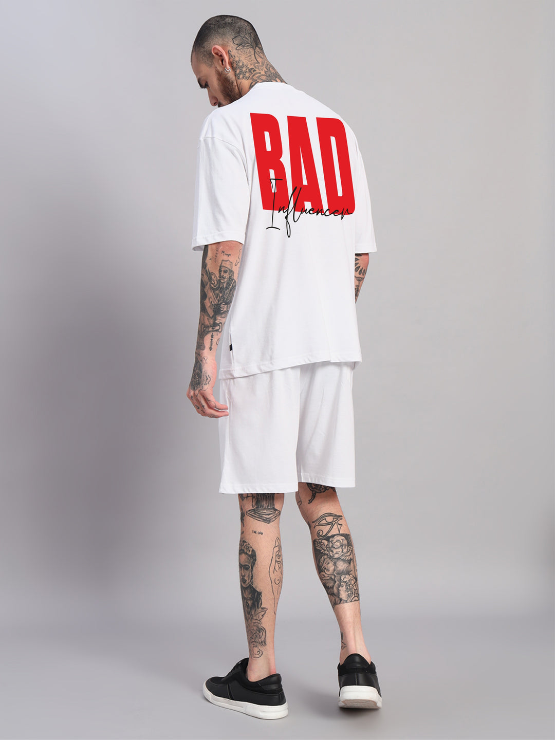 BAD INFLUENCER Oversized Cotton T-shirt ❌