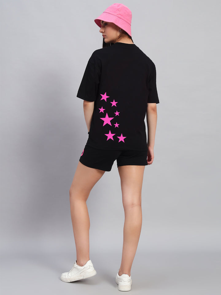 Back Star Oversized Cotton Co-ord ✨