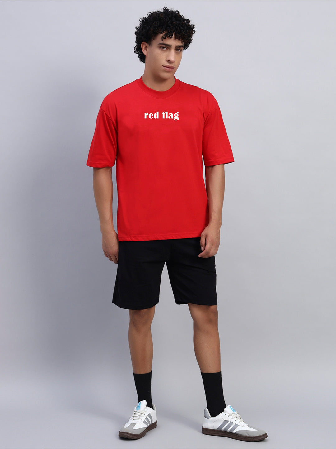 RED FLAG Oversized Cotton T-shirt 🚩