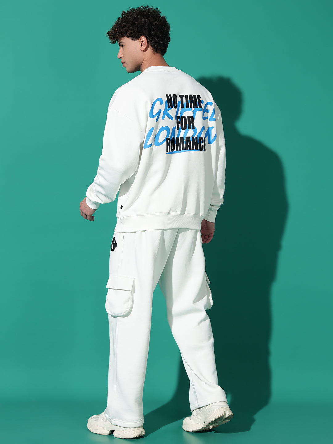 NO TIME FOR ROMANCE Oversized Tracksuit