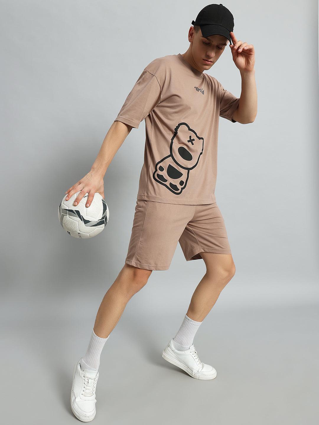 PUFF TEDDY T-shirt and Shorts Set