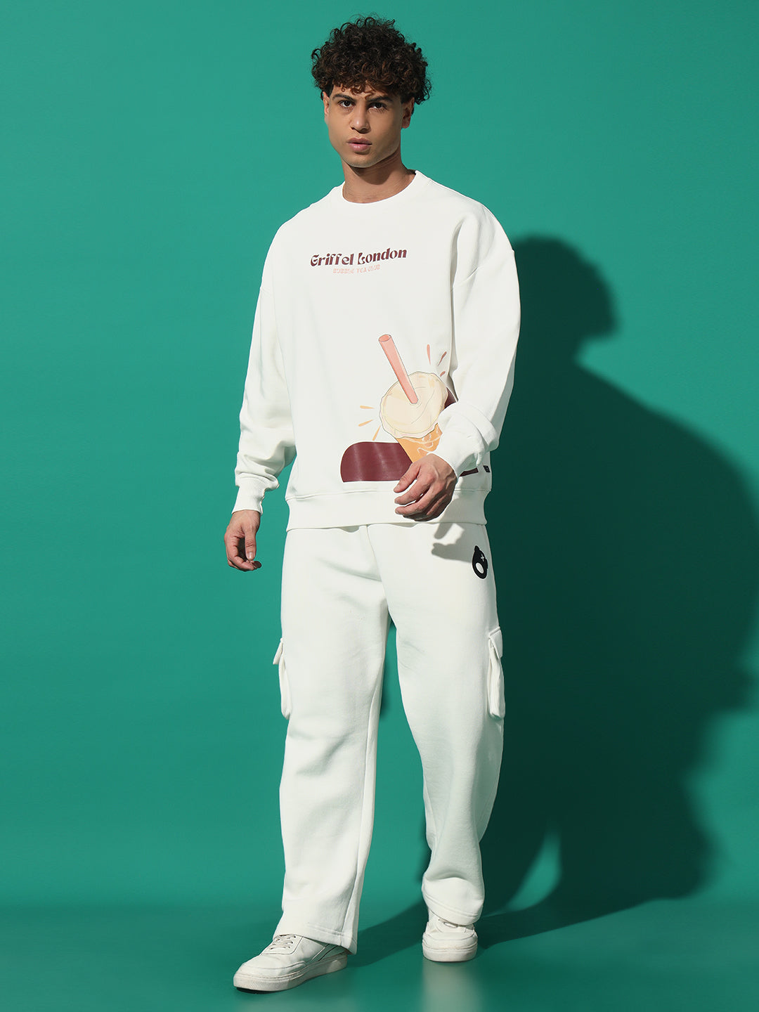 GRIFFEL Men Oversized Tracksuit