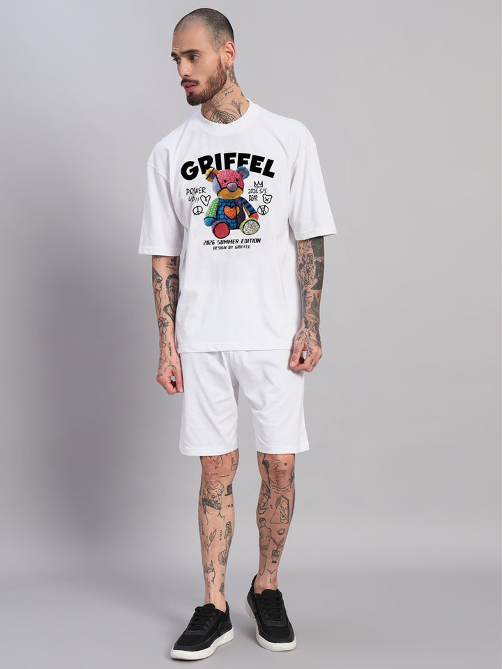 Summer Teddy Oversized Cotton Co-ord set