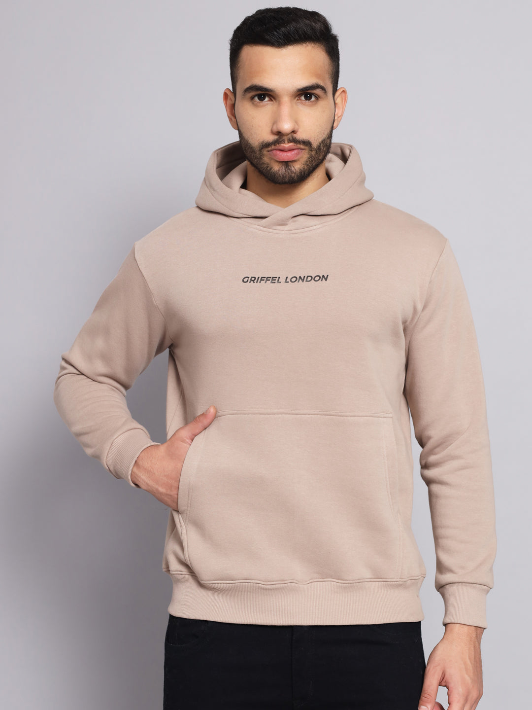 Griffel London Print Regular Fit Hoodie