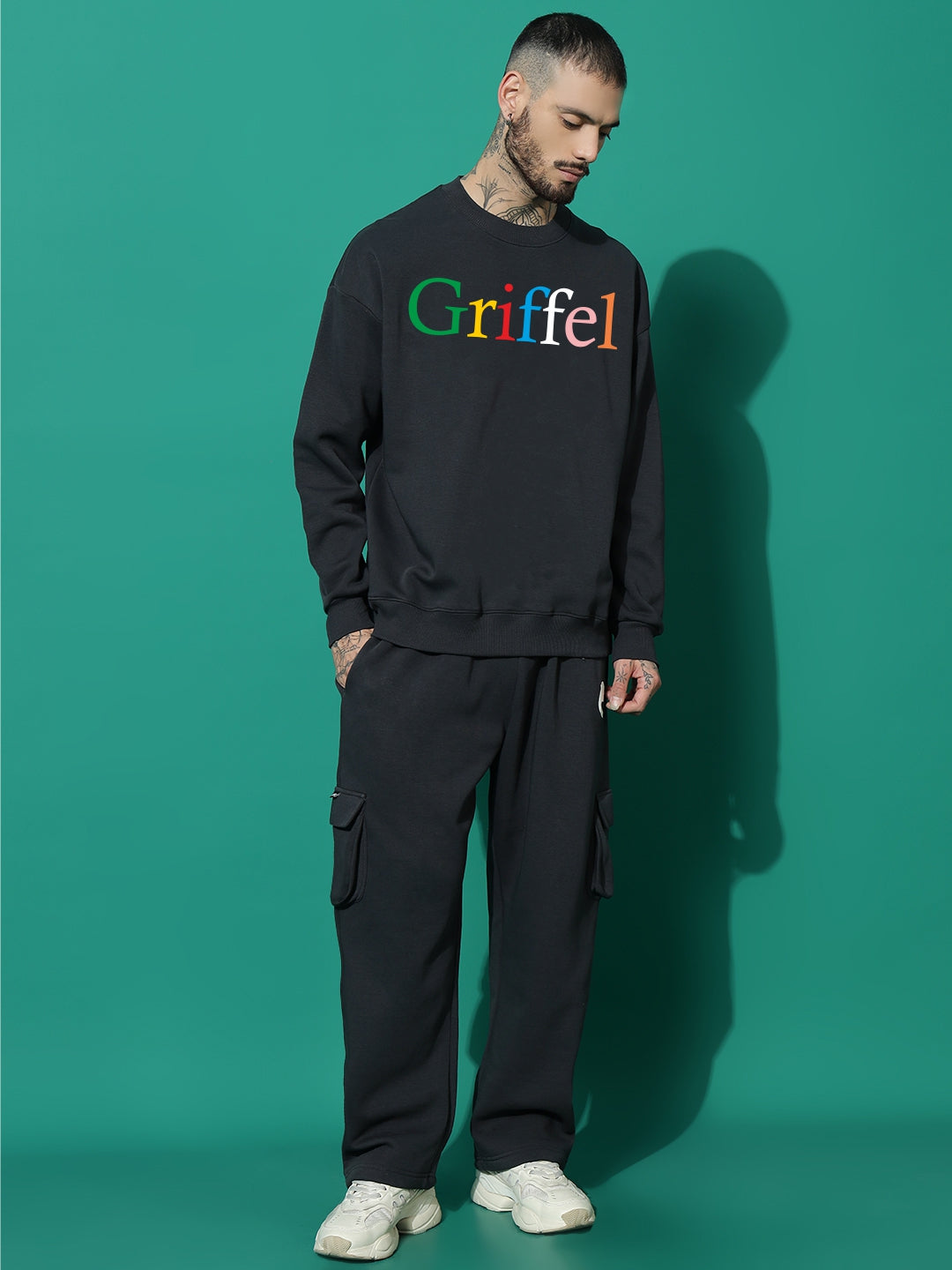DESIGNER GRIFFELGRIFFEL CLUB cotton fleece oversized tracksuit