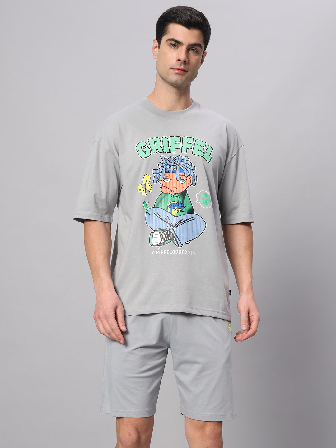 Anime T-shirt and Shorts Set - griffel