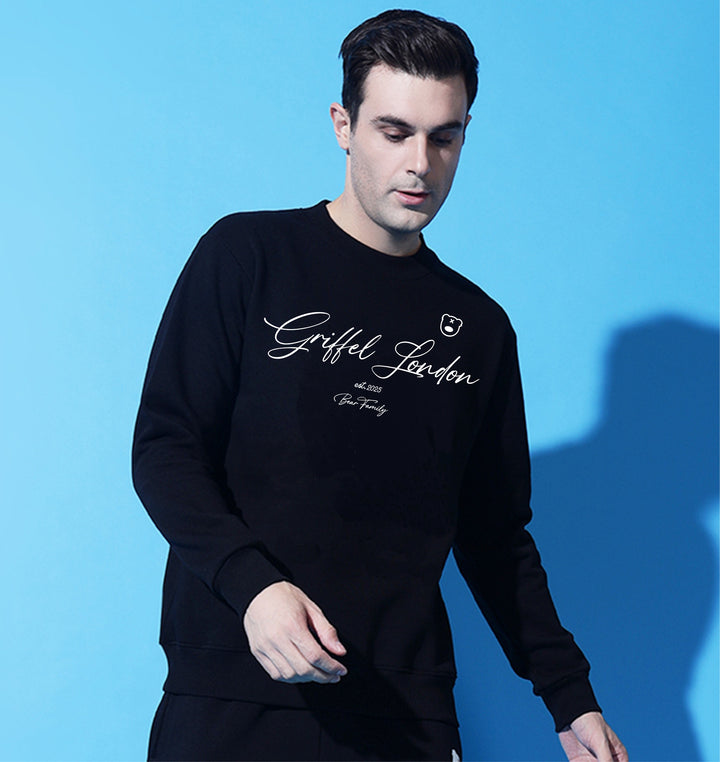 GRIFFEL SIGNATURE GRIFFEL CLUB cotton fleece oversized tracksuit