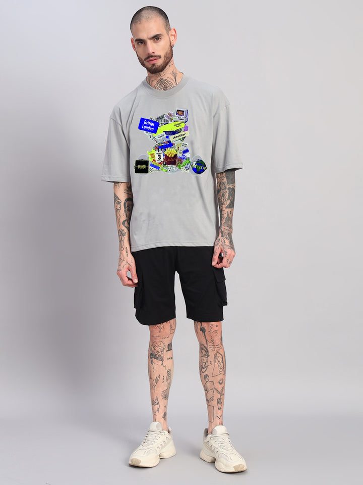 Glitch Teddy Oversized Cotton Co-ord 💾