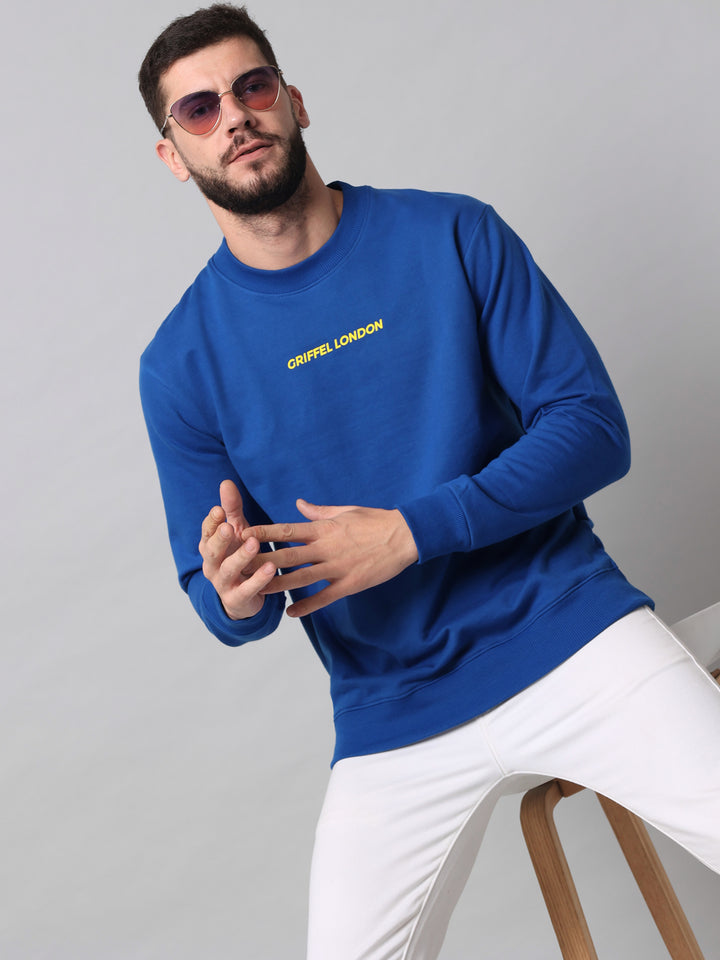 Griffel London Print Regular Fit Sweatshirt