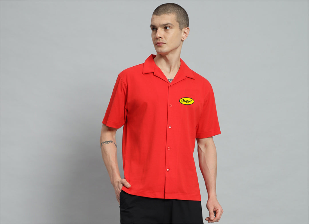 Cafe Cotton Bowling Shirt 🍽️