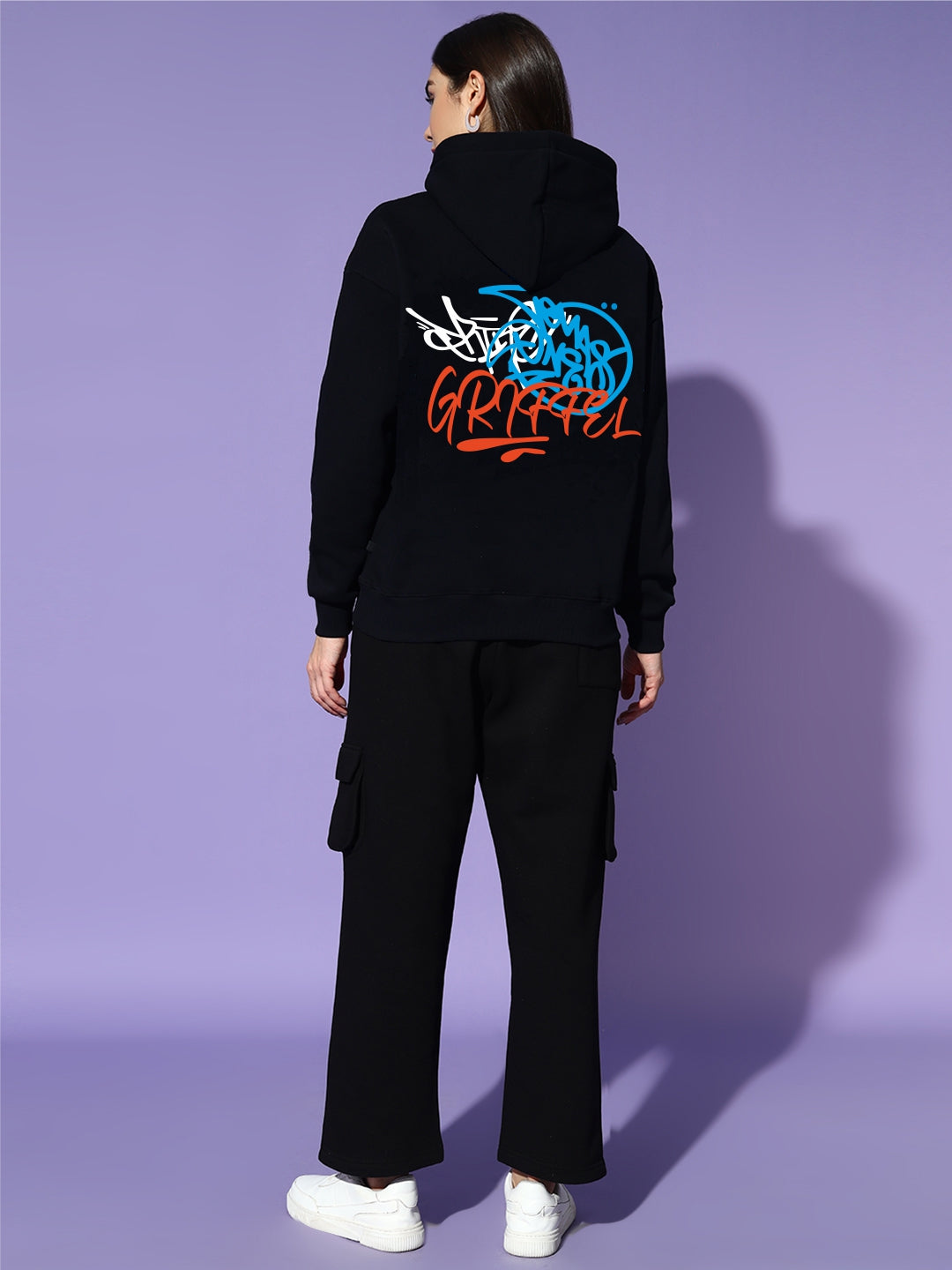 GRAFITTI OVERSIZED GRIFFEL CLUB cotton fleece oversized tracksuit