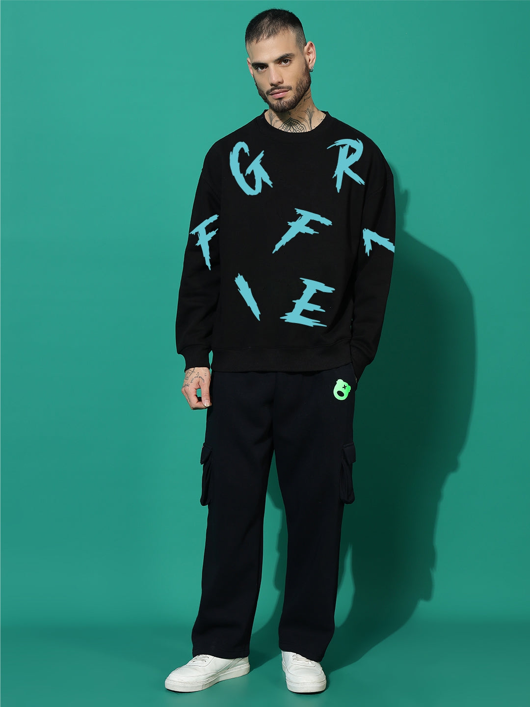 DESIGNER GRIFFEL GRIFFEL CLUB cotton fleece oversized tracksuit