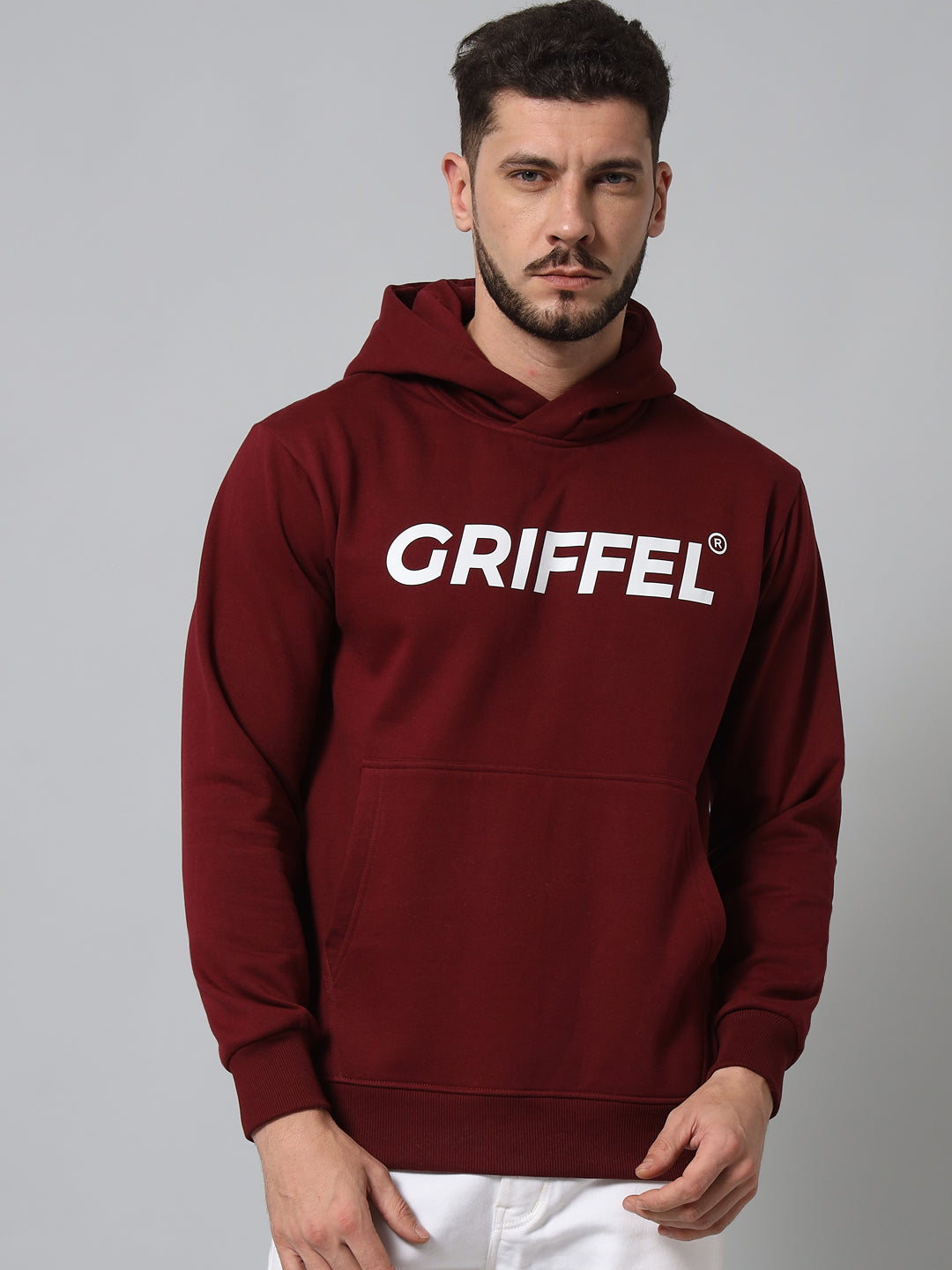 Registered Print Regular Fit Hoodie