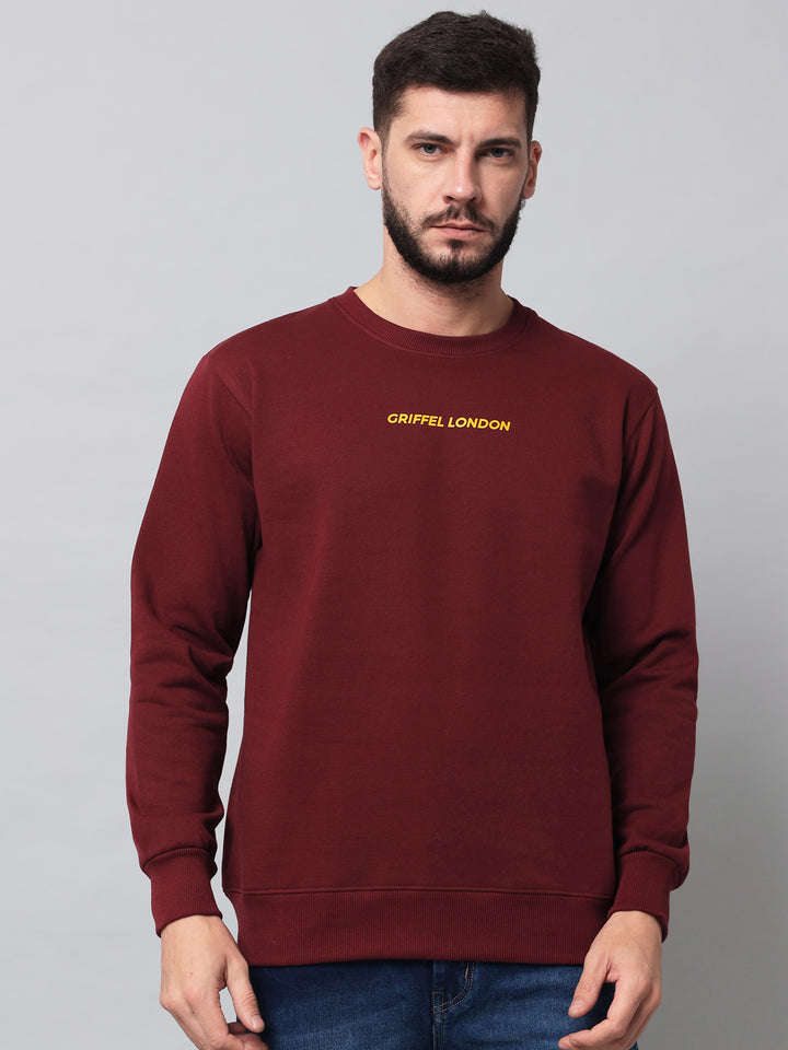 Griffel London Print Regular Fit Sweatshirt