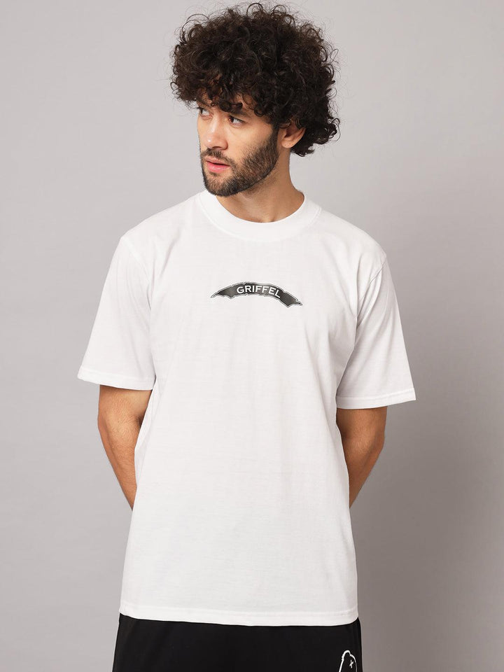 GRIFFEL Men EYE Black oversized T-shirt