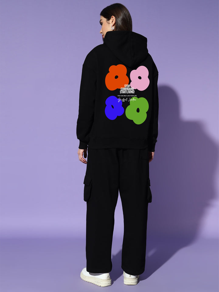 START LIVING oversized cotton fleece tracksuit